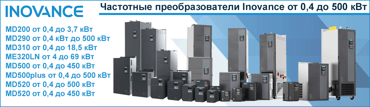 Преобразователи частоты Inovance